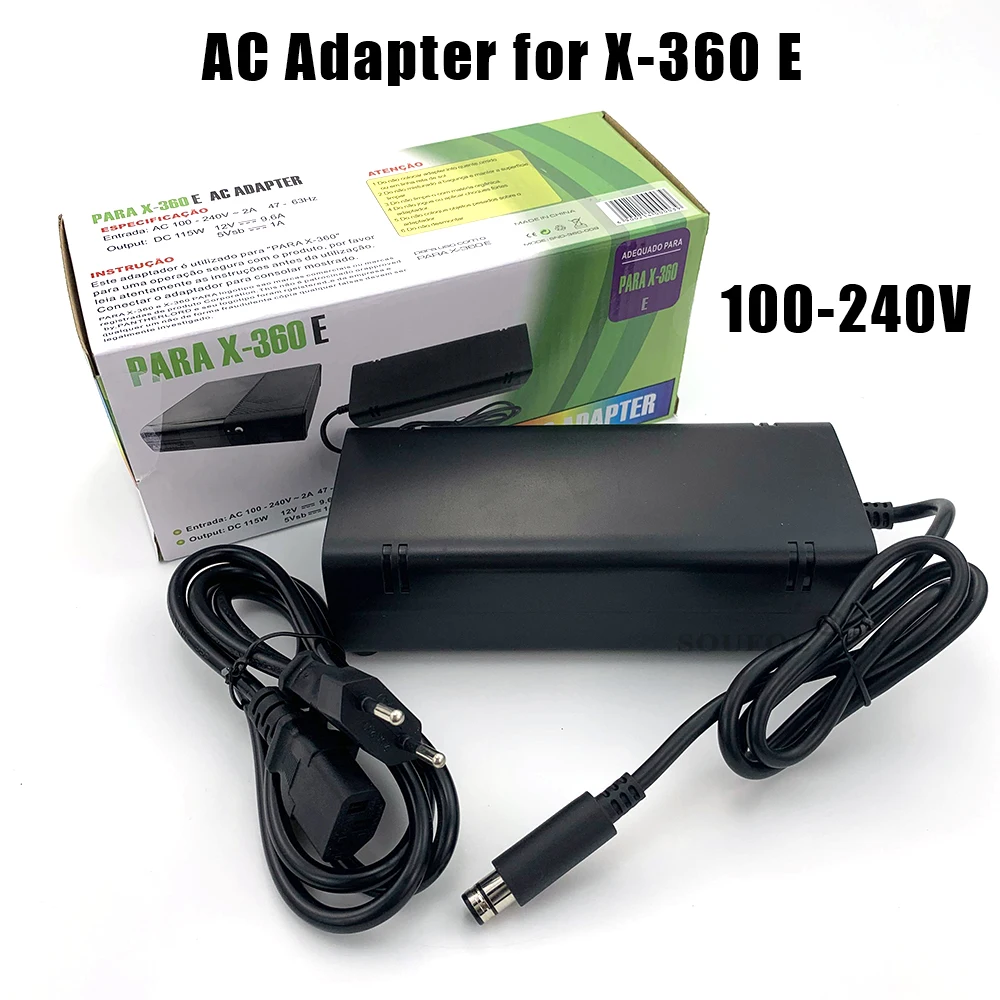 Gaming Console Xbox - Adaptateur secteur 12V prise US/EU/UK, cordon
