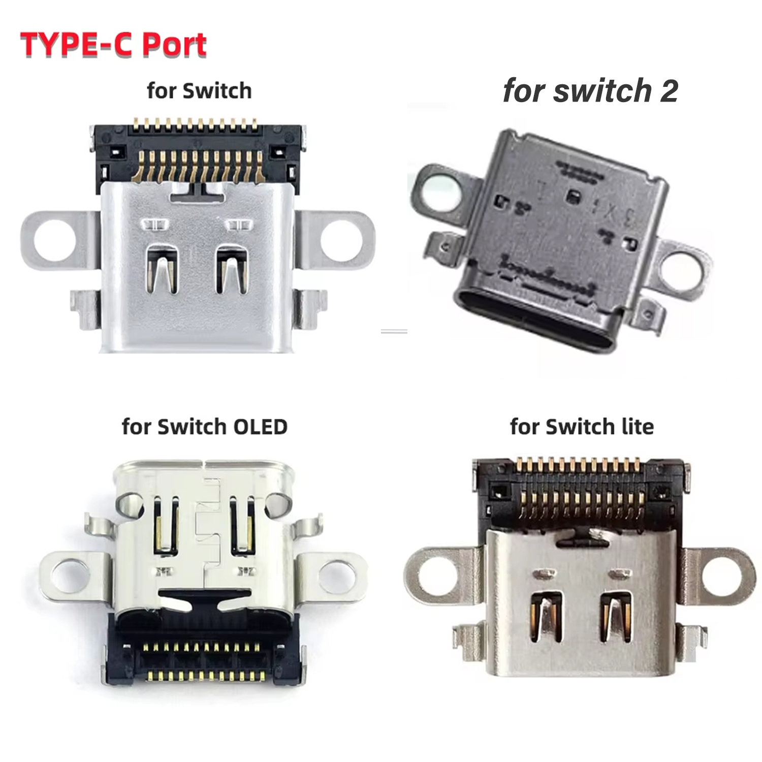 Nintendo Console Switch 2 - Port de chargement de Type C