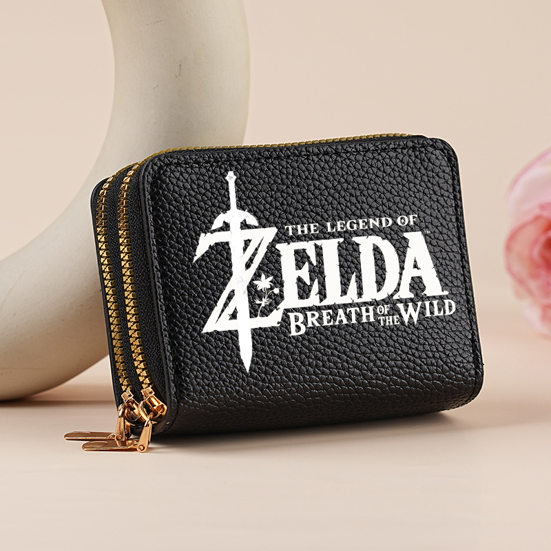 Gaming Console Zelda - Portefeuilles Zelda imprimés avec des personnages