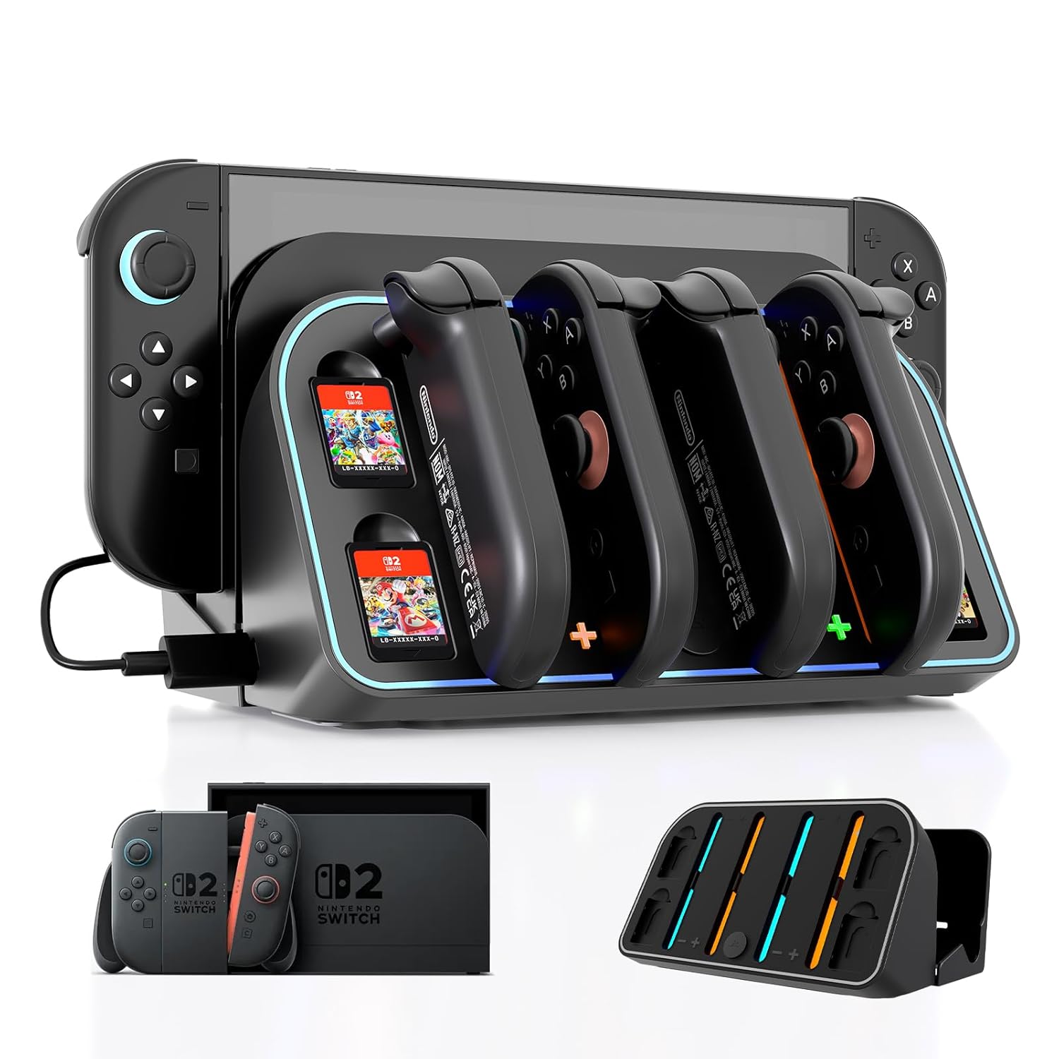 Gaming Console Station - Station de chargement murale pour Nintendo