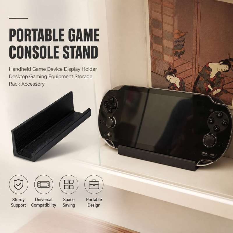 Gaming Console Organizer - Support de console de jeu portable,
