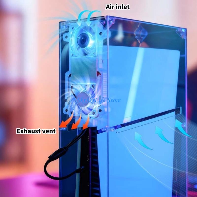 Gaming Console Display Case - Housse transparente E65E pour console jeu