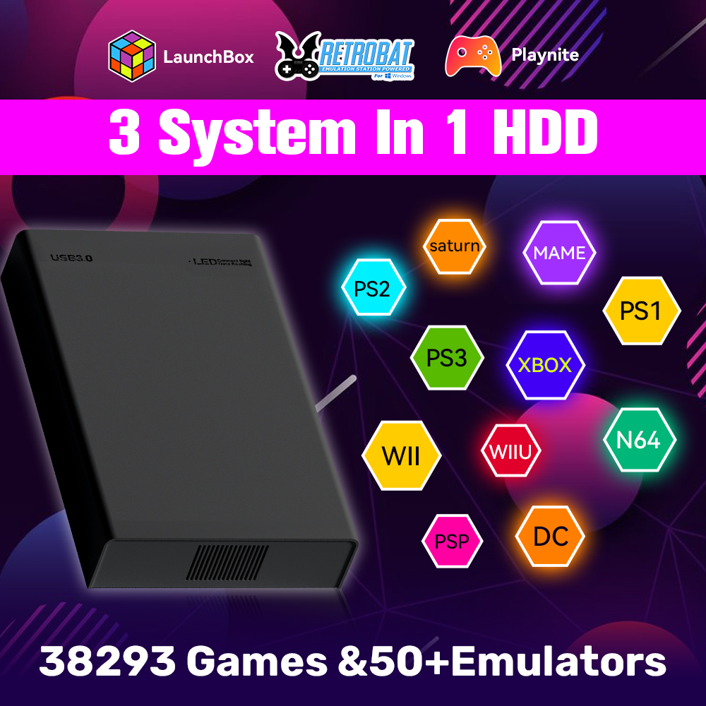 Gaming Console Os - Console de jeu vidéo HDD rétro