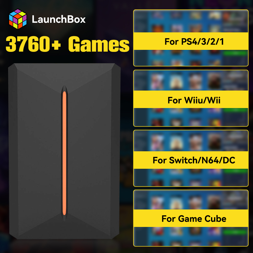 Launchbox OS rétro jeu HDD 376 - Gaming Console Os avis et prix