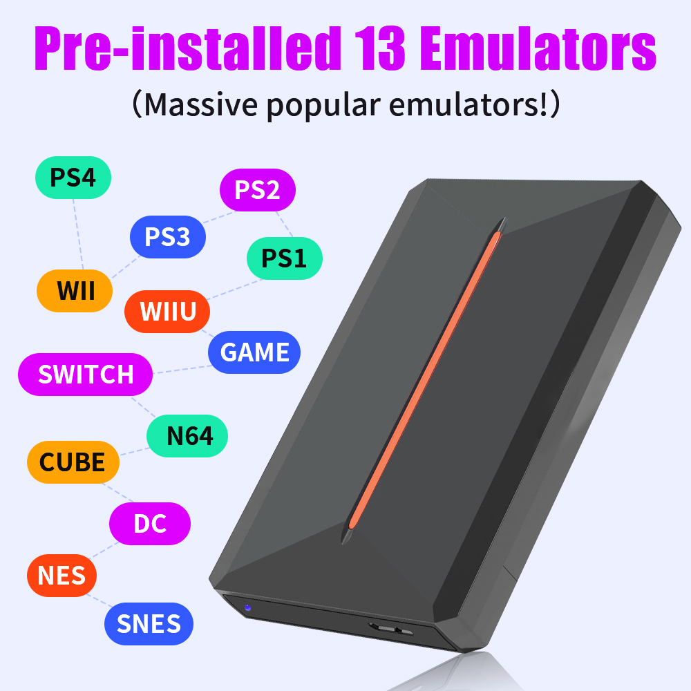 Launchbox OS rétro jeu HDD 376 - Gaming Console Os avis et prix