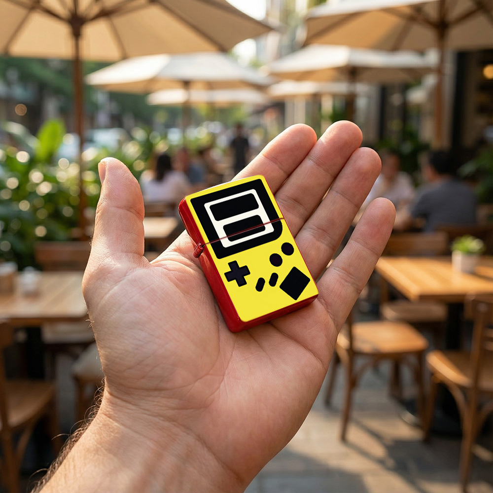 Briquet rétro à clapet, brique - Retro.Gaming Console Yellow avis et prix