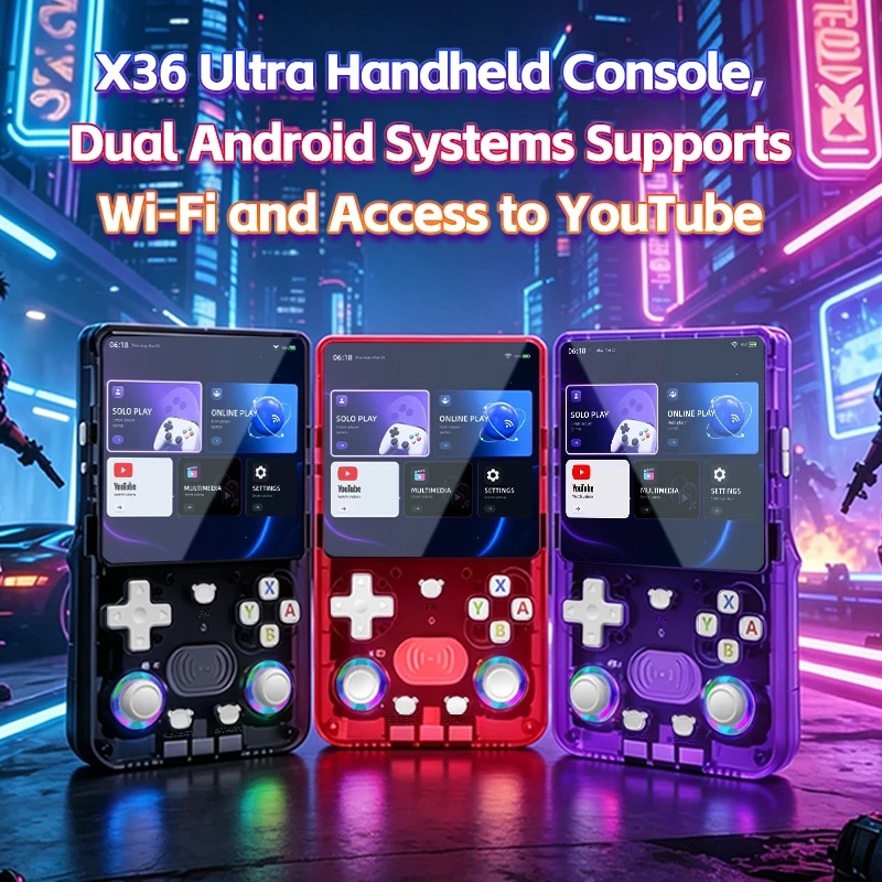 Console portable rétro X36Ultr - Retro Gaming Console Youtube avis et prix