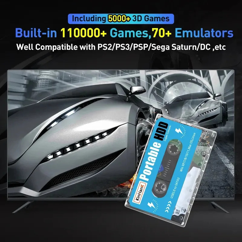 Super Console de jeu HDD 500G, - Gaming Console Os avis et prix