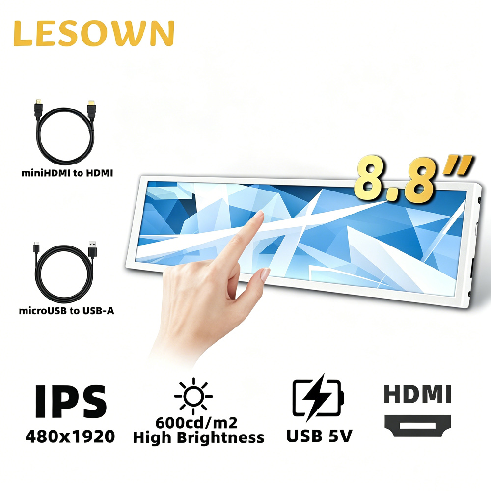 Écran Mini Stretched LESOWN 8, - Gaming Console Display Case avis et prix