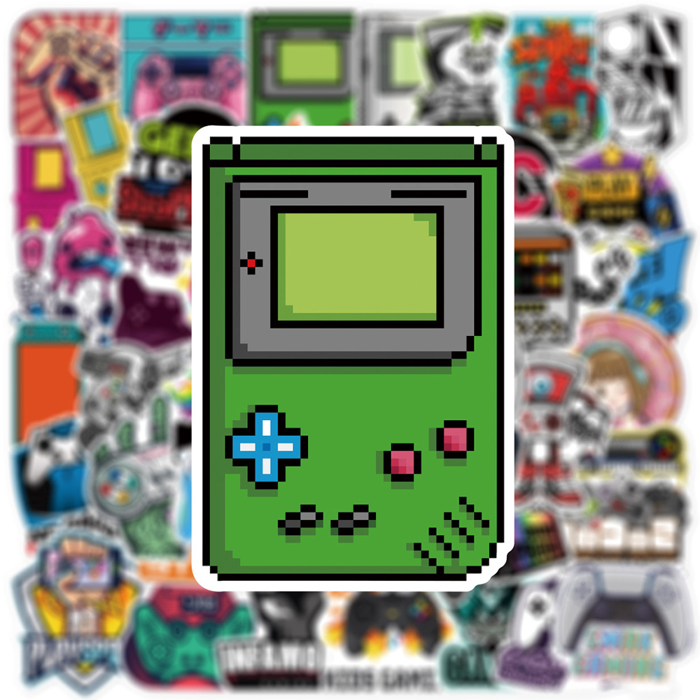 10/30/50 autocollants rétro no - Gaming Console Old avis et prix