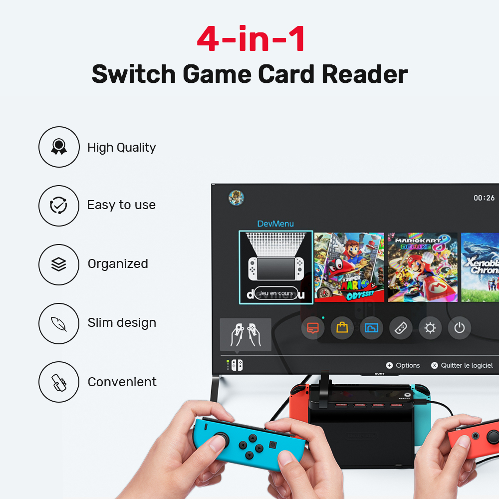 Lecteur de cartes de jeu porta - Gaming Console Station avis et prix