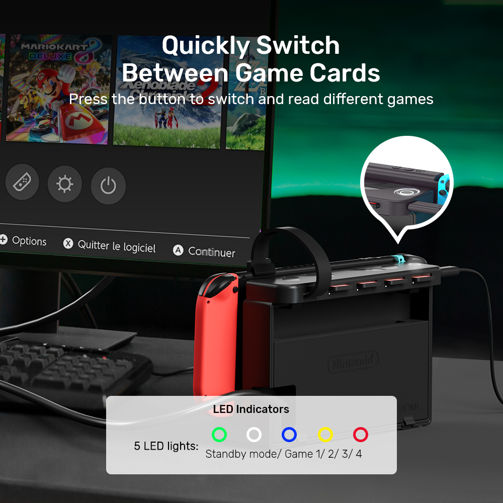 Lecteur de cartes de jeu porta - Gaming Console Station avis et prix