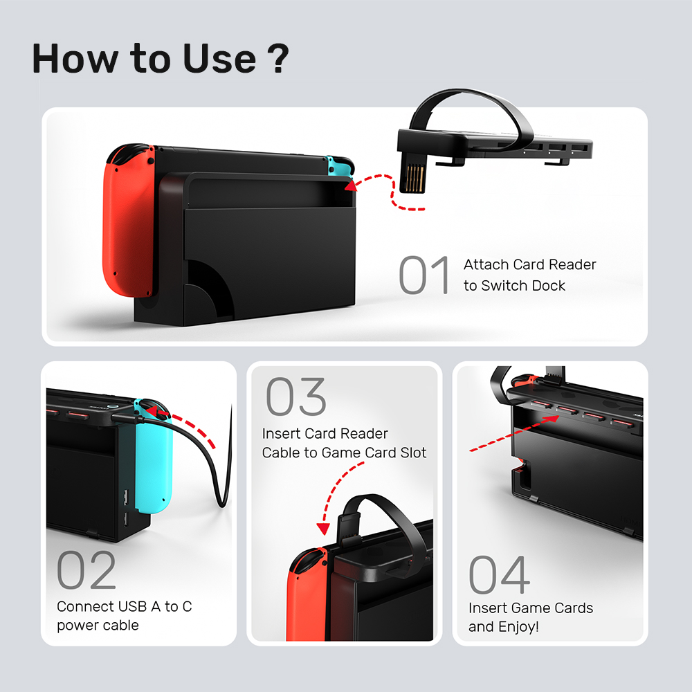 Lecteur de cartes de jeu porta - Gaming Console Station avis et prix